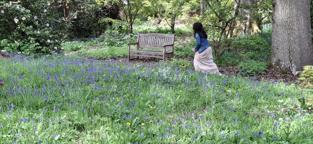 princess-in-bluebells-hole-park-kent